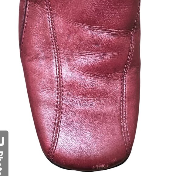 Rockport Rust Leather Slip-On Loafers, Size 8-1/2 W - Picture 10 of 11